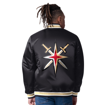 Vegas Golden Knights pánska bunda The CLOSER Reversible Varsity Satin