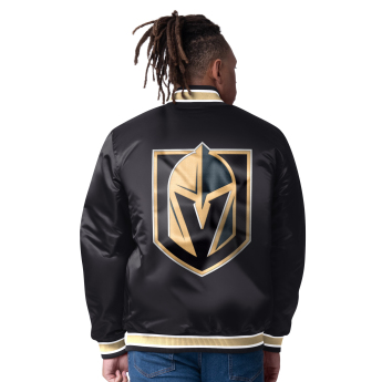 Vegas Golden Knights pánska bunda The CLOSER Reversible Varsity Satin