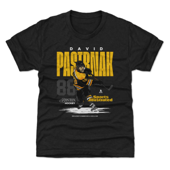 Boston Bruins detské tričko David Pastrnak #88 Sports Illustrated WHT 500 Level