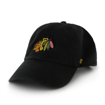 Chicago Blackhawks čiapka baseballová šiltovka 47 CLEAN UP bl