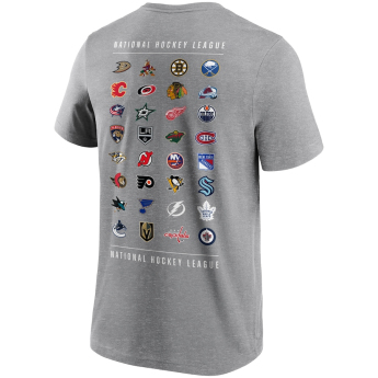 NHL produkty pánske tričko NHL All Team Graphic grey