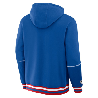 New York Rangers pánska mikina s kapucňou Foundation blue
