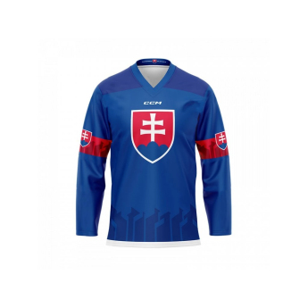 Hokejové reprezentácie hokejový dres Slovakia Juraj Slafkovský #20 CCM Hockey fan blue
