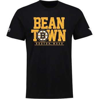 Boston Bruins pánske tričko Hometown Hockey Bean Town black