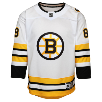 Boston Bruins detský hokejový dres David Pastrnak Premier White