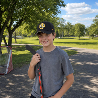 Boston Bruins čiapka baseballová šiltovka Draft Podium Hat