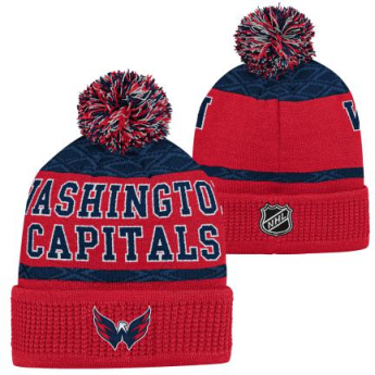 Washington Capitals detská zimná čiapka Puck Pattern Cuffed Pom