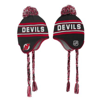 New Jersey Devils detská zimná čiapka Jacquard Tassel Knit With Pom