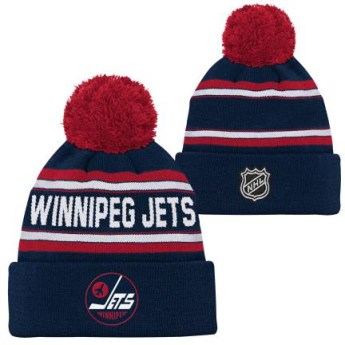 Winnipeg Jets detská zimná čiapka 3Rd Jersey Jacquard Cuff Pom