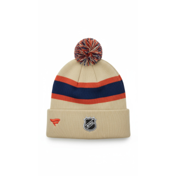 Edmonton Oilers detská zimná čiapka Cuffed Beanie With Pom