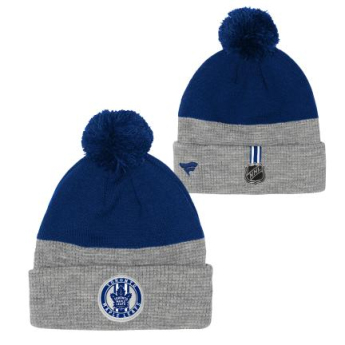 Toronto Maple Leafs detská zimná čiapka Draft Cuffed Beanie With Pom