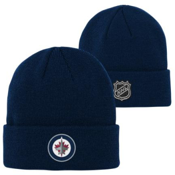 Winnipeg Jets detská zimná čiapka Cuffed Knit navy