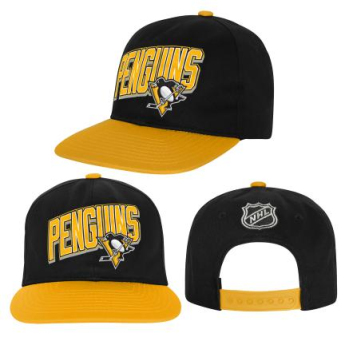 Pittsburgh Penguins detská čiapka flat šiltovka Essentials Deadstock Snapback