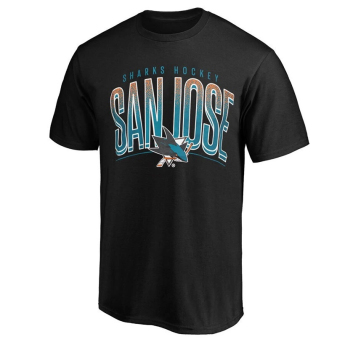 San Jose Sharks pánske tričko Arch Graphic black