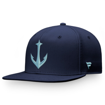 Seattle Kraken čiapka flat šiltovka Secondary Logo Snapback navy