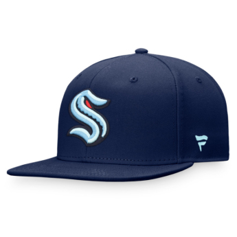 Seattle Kraken čiapka flat šiltovka Primary Logo Snapback NHL navy