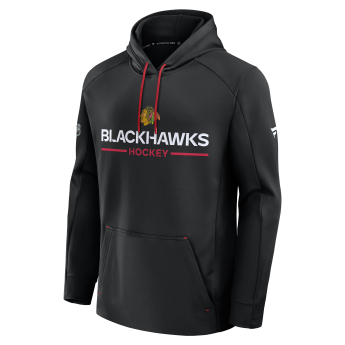 Chicago Blackhawks pánska mikina s kapucňou Authentic Pro Rink Poly Fleece POH