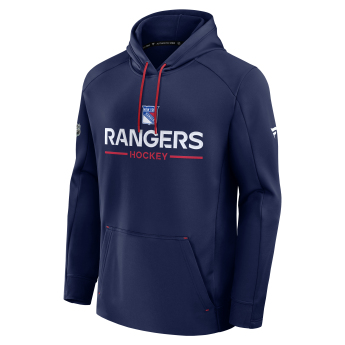 New York Rangers pánska mikina s kapucňou Authentic Pro Rink Poly Fleece POH