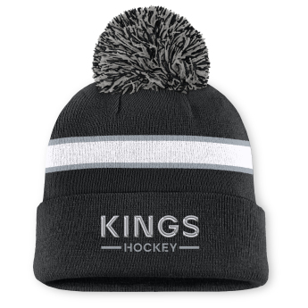 Los Angeles Kings dámska zimná čiapka Authentic Pro W/Cap Cuffed Pom Beanie