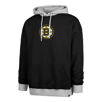 Boston Bruins pánska mikina s kapucňou 47 Patch Drop Shoulder Hood black