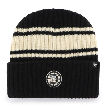 Boston Bruins zimná čiapka Harbor Stripe 47 Cuff Knit Black