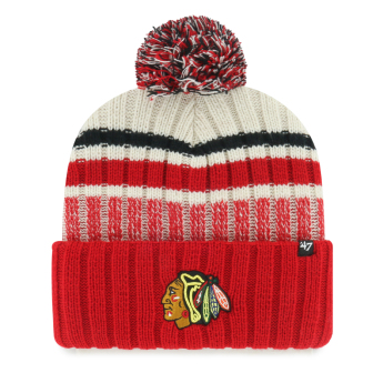 Chicago Blackhawks zimná čiapka Long Range 47 Cuff Knit Natural