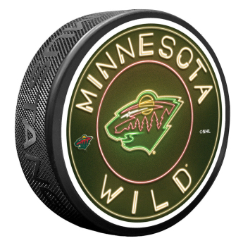 Minnesota Wild puk Neon