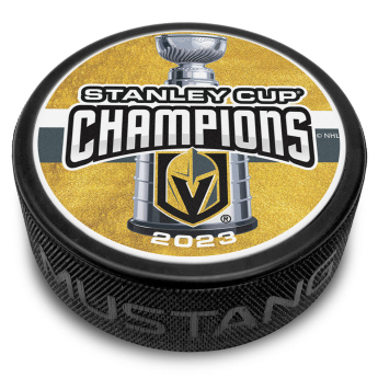 Vegas Golden Knights puk Stanley Cup Champions Puck - 2023 CHAMPS