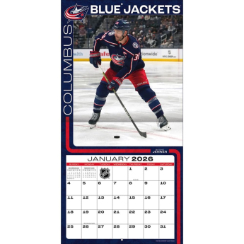Columbus Blue Jackets kalendár 2026 Wall