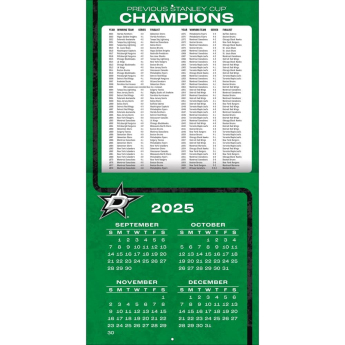 Dallas Stars kalendár 2026 Wall