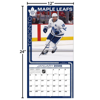 Toronto Maple Leafs kalendár 2026 Wall