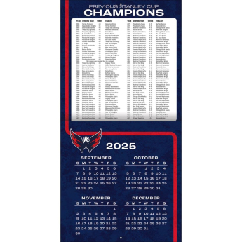 Washington Capitals kalendár 2026 Wall