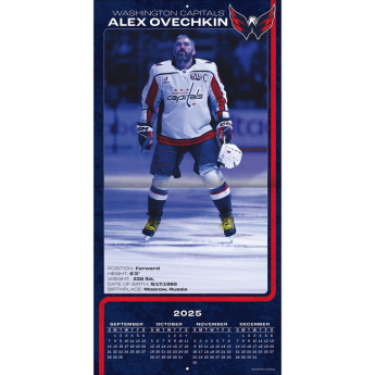 Washington Capitals kalendár #8 Alexander Ovechkin 2026 Wall