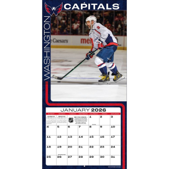 Washington Capitals kalendár #8 Alexander Ovechkin 2026 Wall