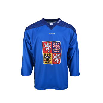 Hokejové reprezentácie hokejový dres Czech republic David Pastrňák 2025/2026 CCM Fandres replica blue