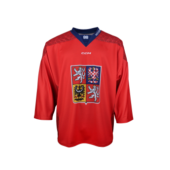 Hokejové reprezentácie hokejový dres Czech republic David Pastrňák 2025/2026 CCM Fandres replica red
