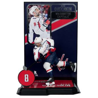 Washington Capitals figúrka Alex Ovechkin #8 SportsPicks White Jersey