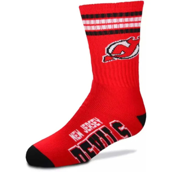 New Jersey Devils detské ponožky 4 Stripes Crew