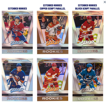 NHL boxy hokejové karty NHL 2025-26 Upper Deck MVP Silver Collection Hockey Hobby Box