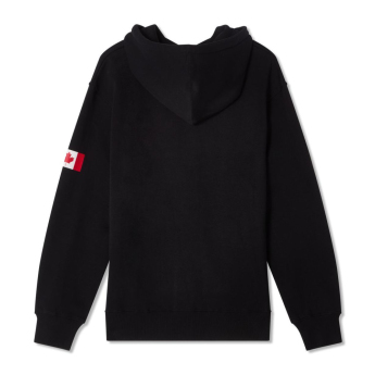 Hokejové reprezentácie pánska mikina s kapucňou Canada Flag black