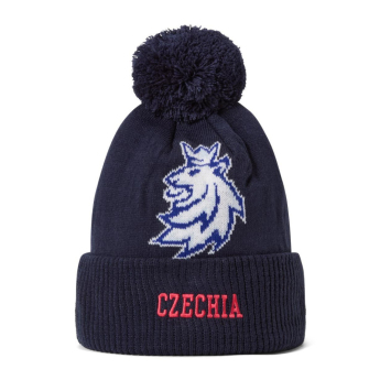 Hokejové reprezentácie zimná čiapka Czech republic Pom Flag
