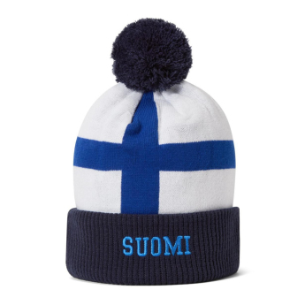 Hokejové reprezentácie zimná čiapka Finland Pom Flag