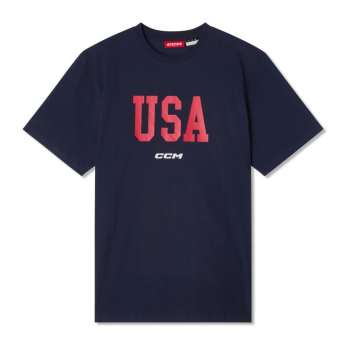 Hokejové reprezentácie pánske tričko USA Flag navy