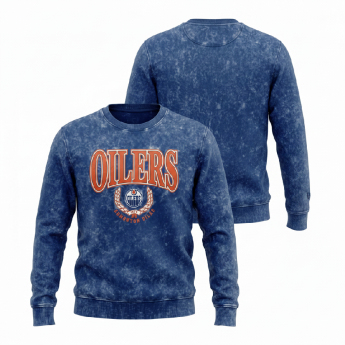 Edmonton Oilers pánska mikina US Edit Crewneck