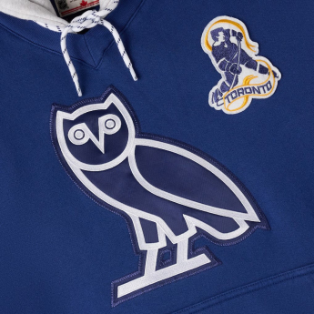 Toronto Maple Leafs pánska mikina s kapucňou OVO blue