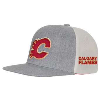 Calgary Flames detská čiapka baseballová šiltovka Ace In The Hole Flatbrim Snapb