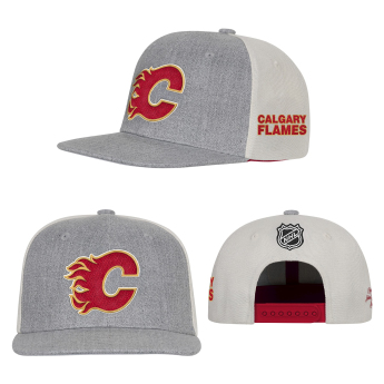 Calgary Flames detská čiapka baseballová šiltovka Ace In The Hole Flatbrim Snapb