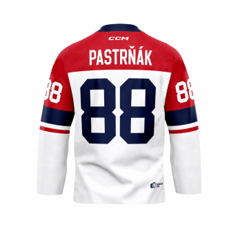 Hokejové reprezentácie hokejový dres Czech republic Olymp 2026 David Pastrňák white