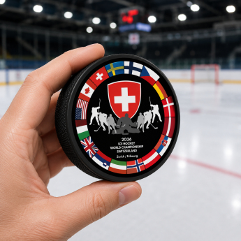 Hokejové reprezentácie puk Ice Hockey World Championship Switzerland MS 2026