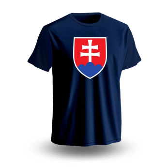 Hokejové reprezentácie pánske tričko Slovakia National Emblem Navy